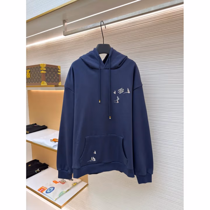 Louis Vuitton navy hoodie — ref 819639