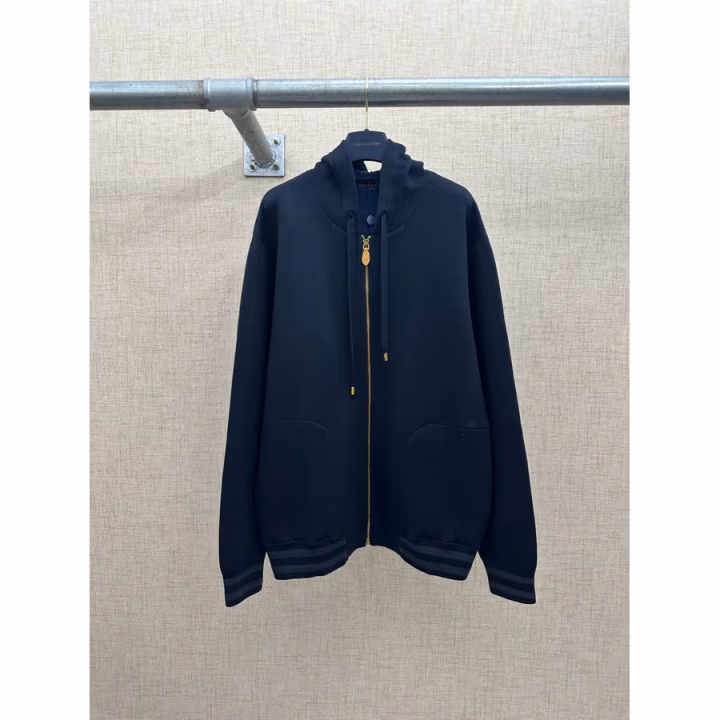 Louis Vuitton navy hoodie — ref 839109