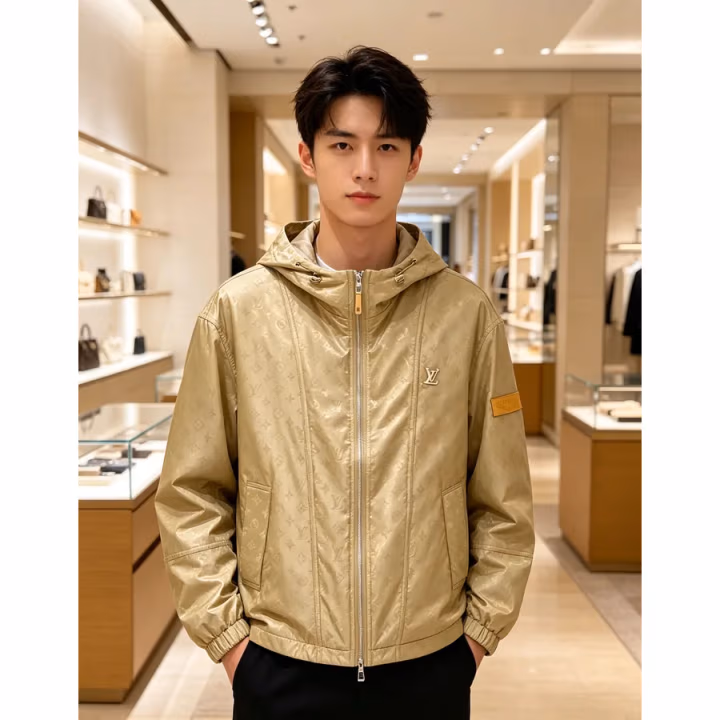 Louis Vuitton caramel jacket — ref 838921