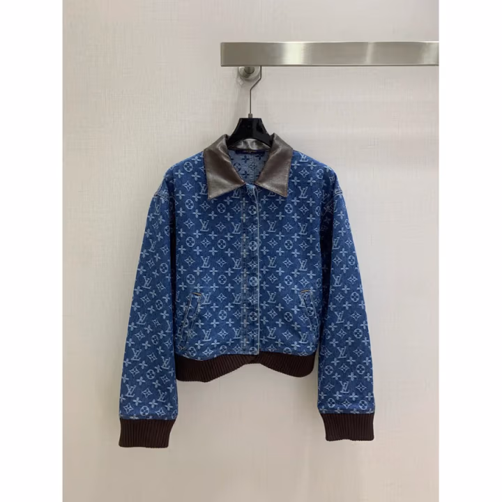 Louis Vuitton washed blue jacket — ref 815135