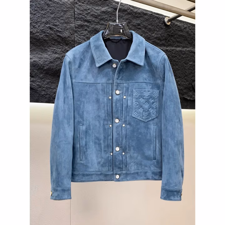 Louis Vuitton washed blue jacket — ref 836437