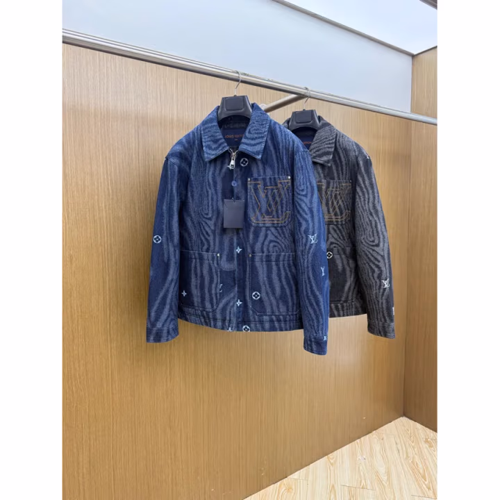 Louis Vuitton washed blue jacket — ref 848112