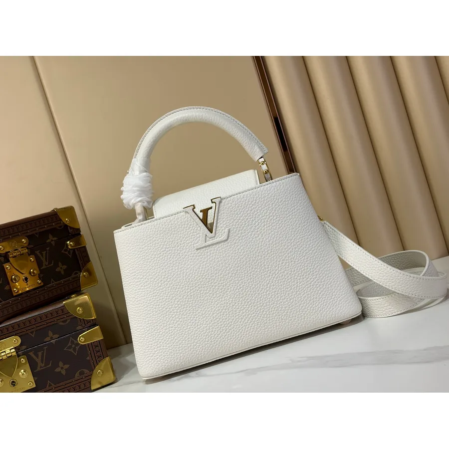 Louis Vuitton white mini bag — ref 823735