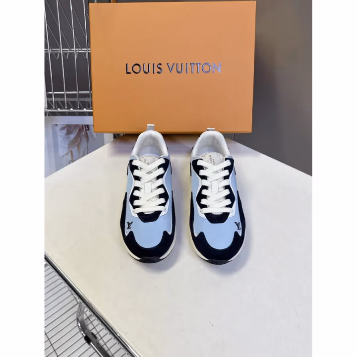Louis Vuitton washed blue sneaker — ref 813871