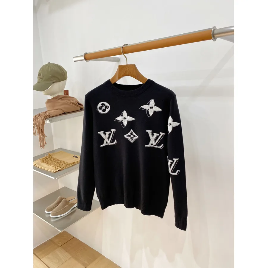 Louis Vuitton black sweater — ref 823563