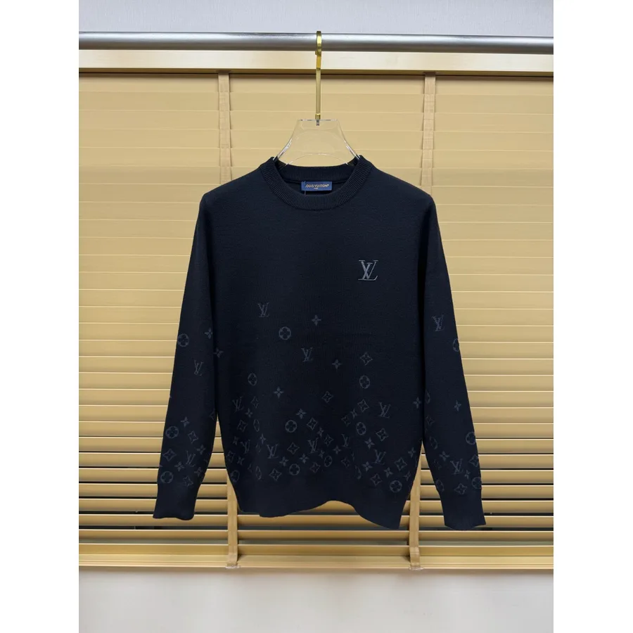 Louis Vuitton navy sweater — ref 825232