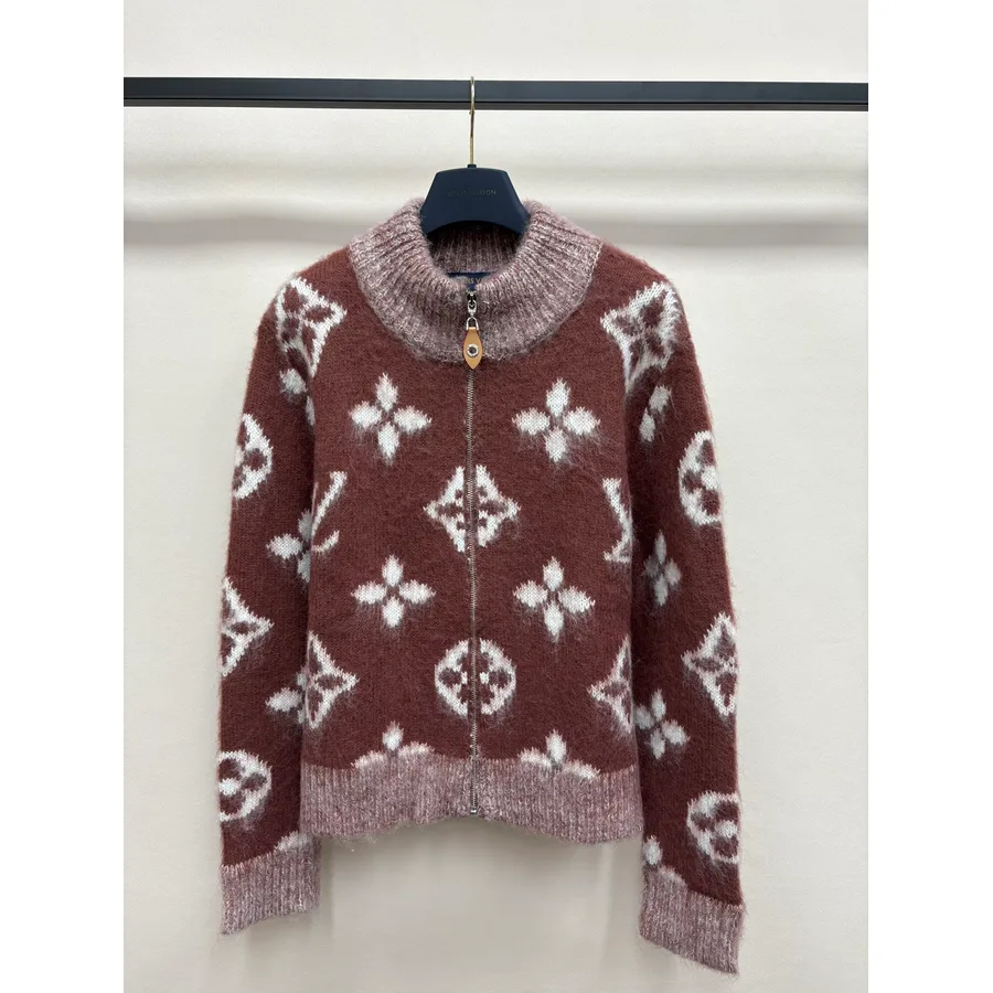 Louis Vuitton burgundy sweater — ref 825466