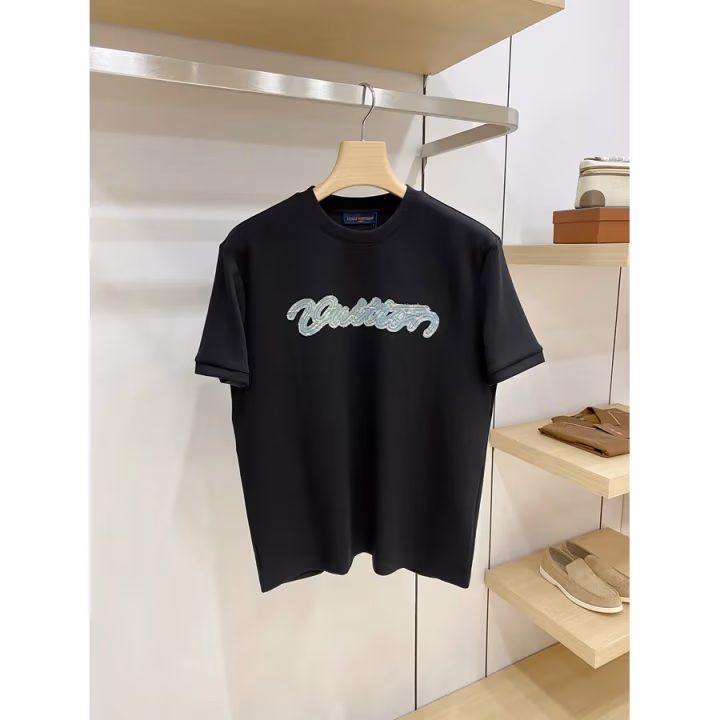 Louis Vuitton black T-shirt — ref 841841