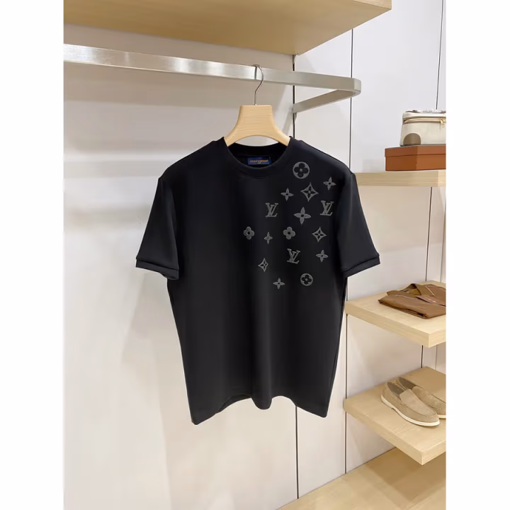 Louis Vuitton black T-shirt — ref 841845