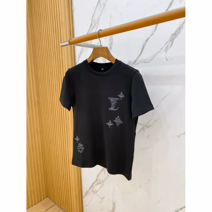 Louis Vuitton black T-shirt — ref 842815
