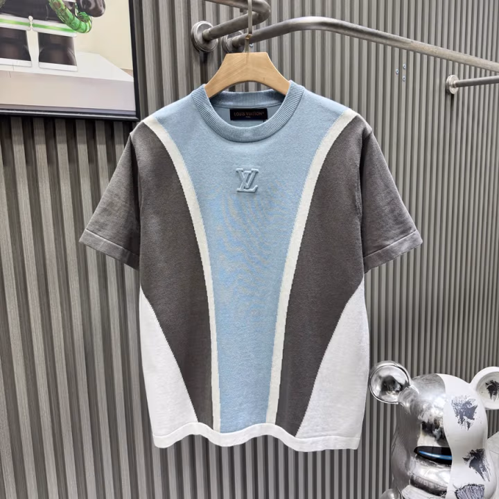 Louis Vuitton blue T-shirt — ref 819531