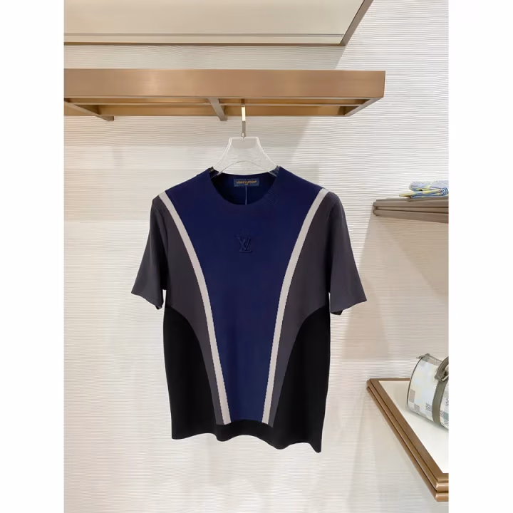 Louis Vuitton navy T-shirt — ref 831024