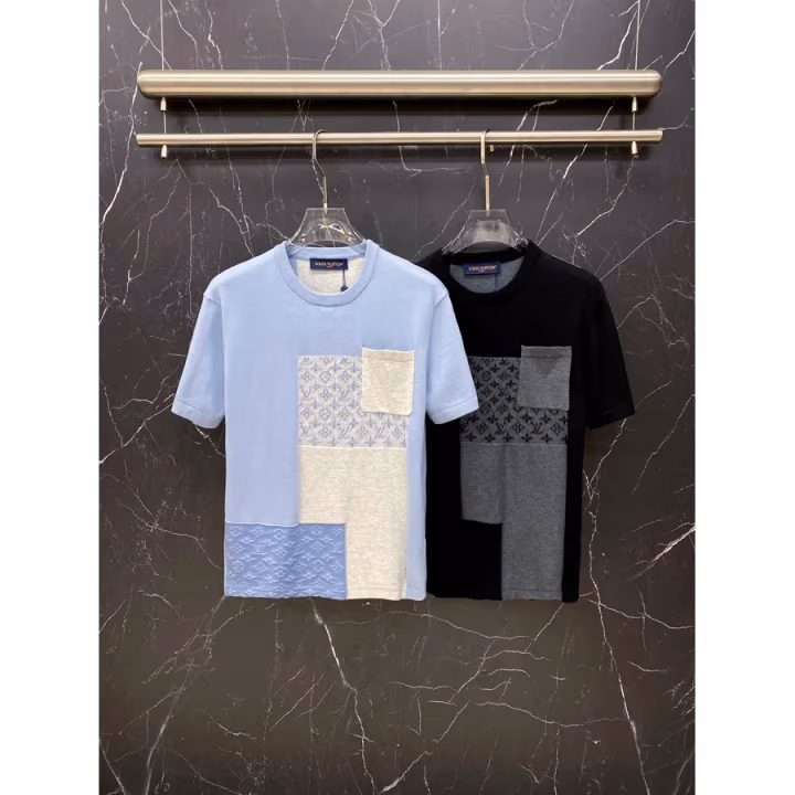 Louis Vuitton washed blue T-shirt — ref 841876