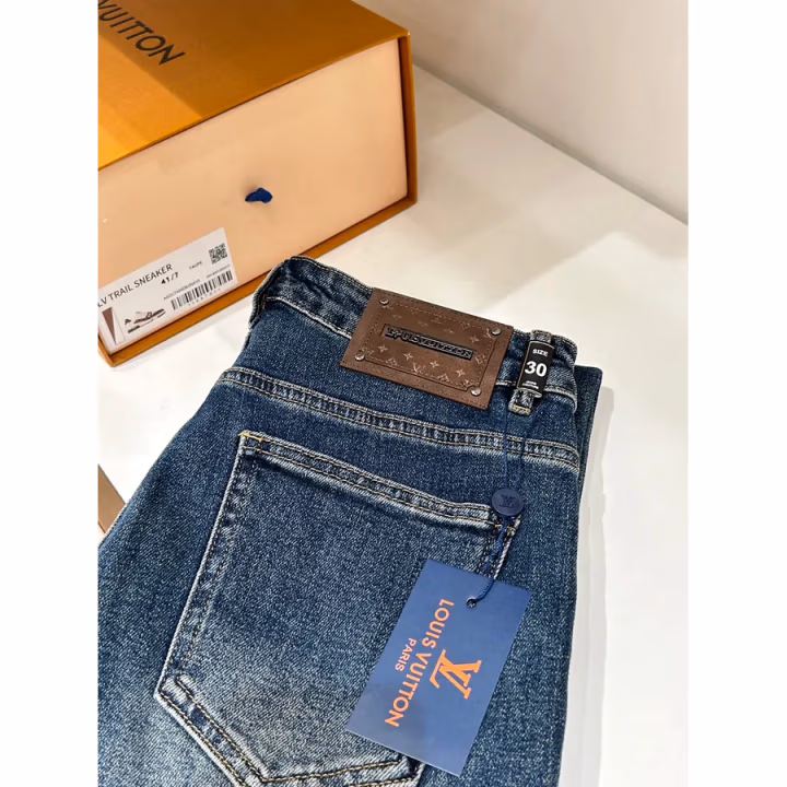 Louis Vuitton washed blue trouser — ref 847566