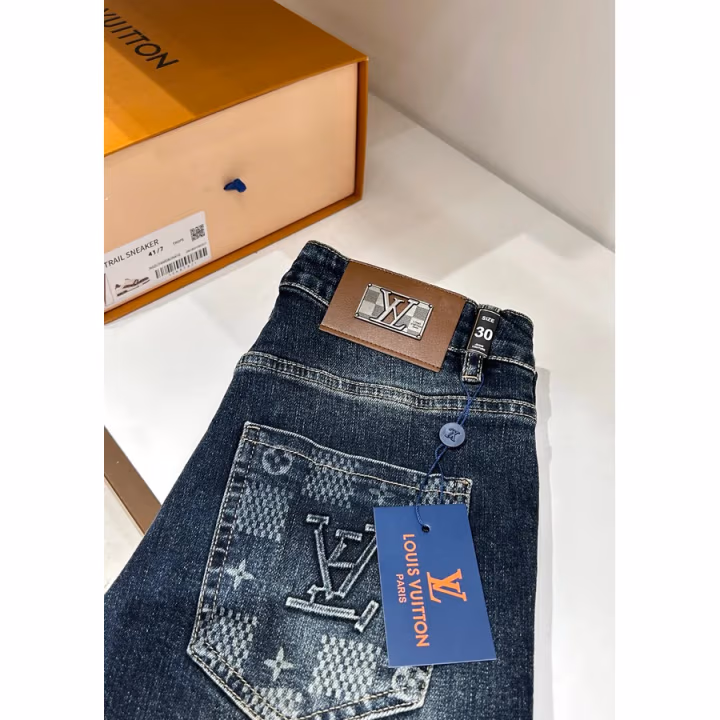 Louis Vuitton washed blue trouser — ref 847548