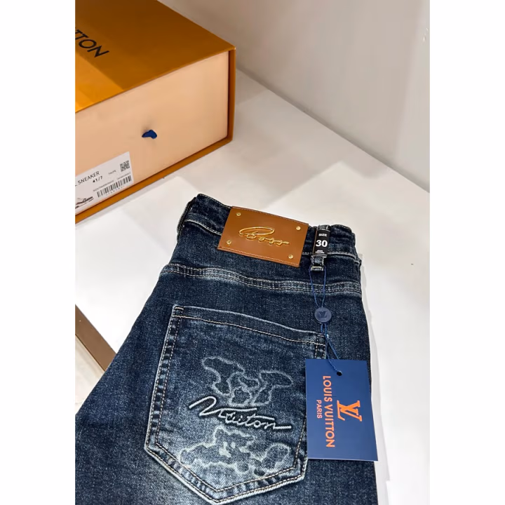 Louis Vuitton washed blue trouser — ref 847551