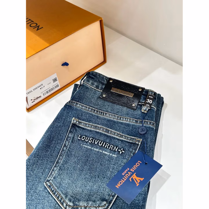 Louis Vuitton washed blue trouser — ref 847562