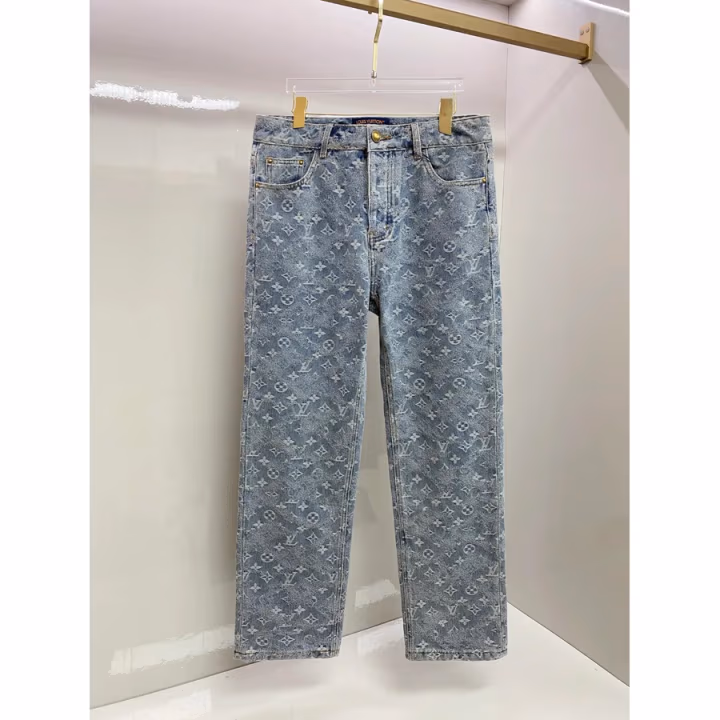 Louis Vuitton washed blue trouser — ref 832009