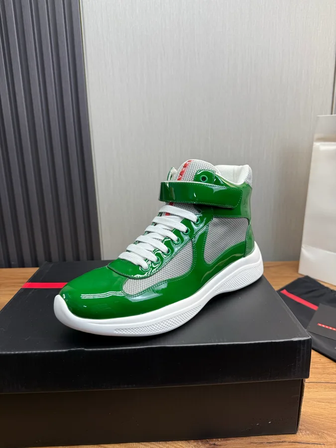 Prada green shoe
