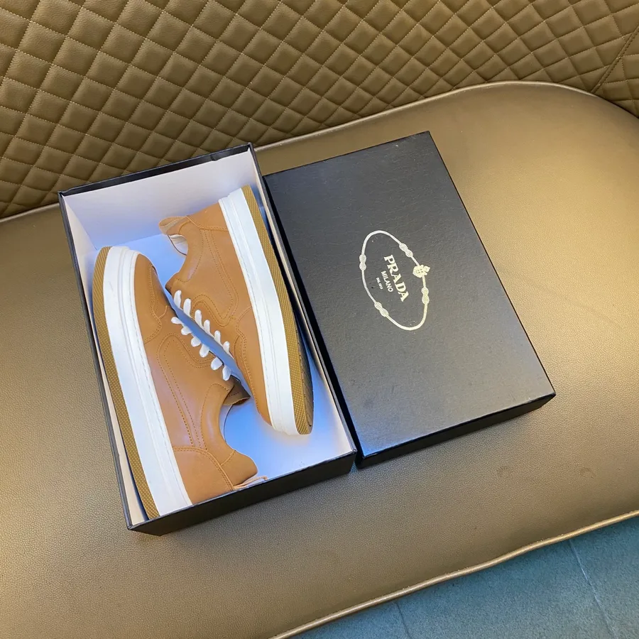Prada caramel shoe