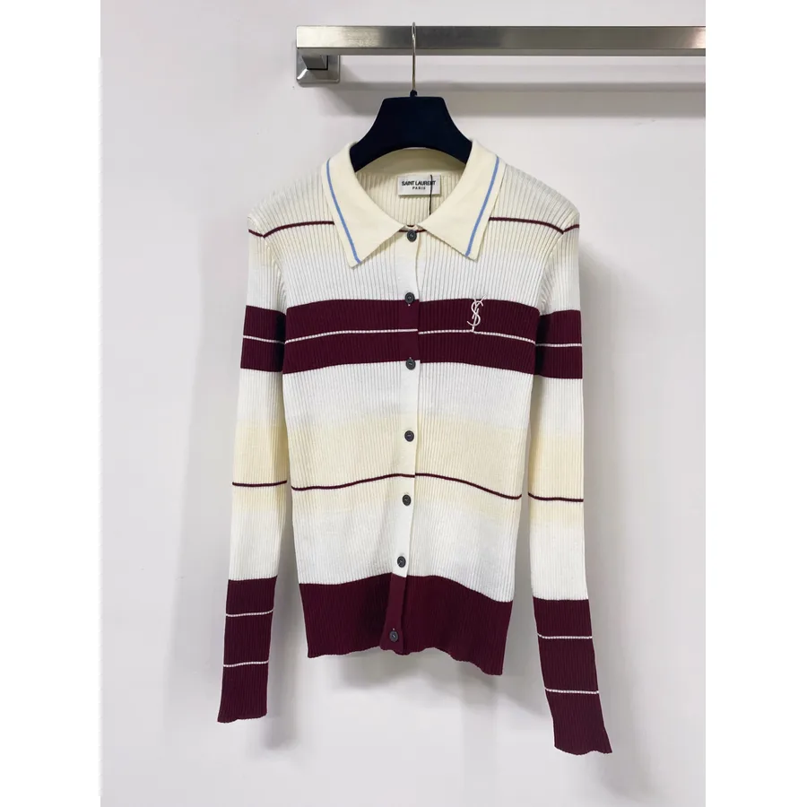 Saint Laurent burgundy garment — ref 842989
