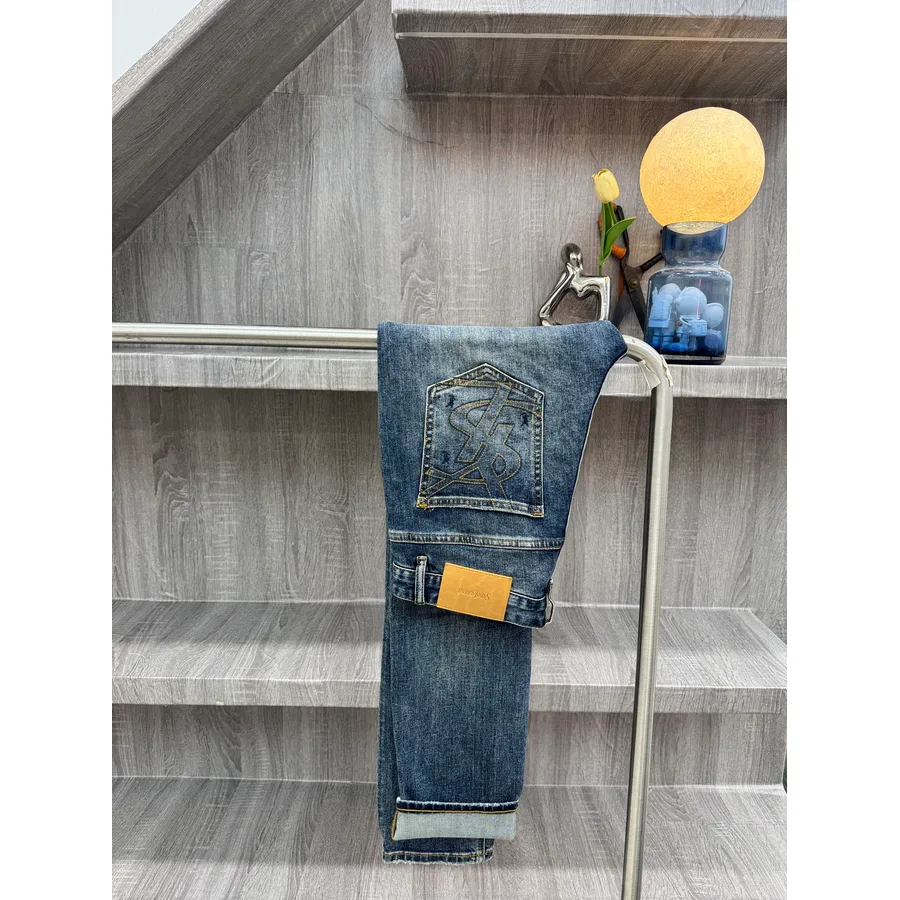 Saint Laurent washed blue garment — ref 814675