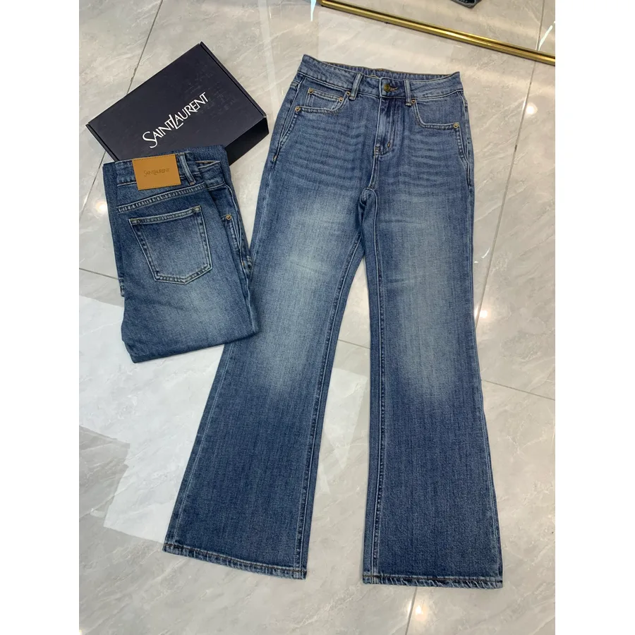 Saint Laurent washed blue garment — ref 829873