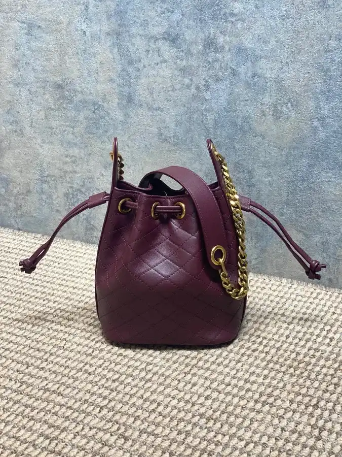Saint Laurent burgundy mini bag — ref 833369