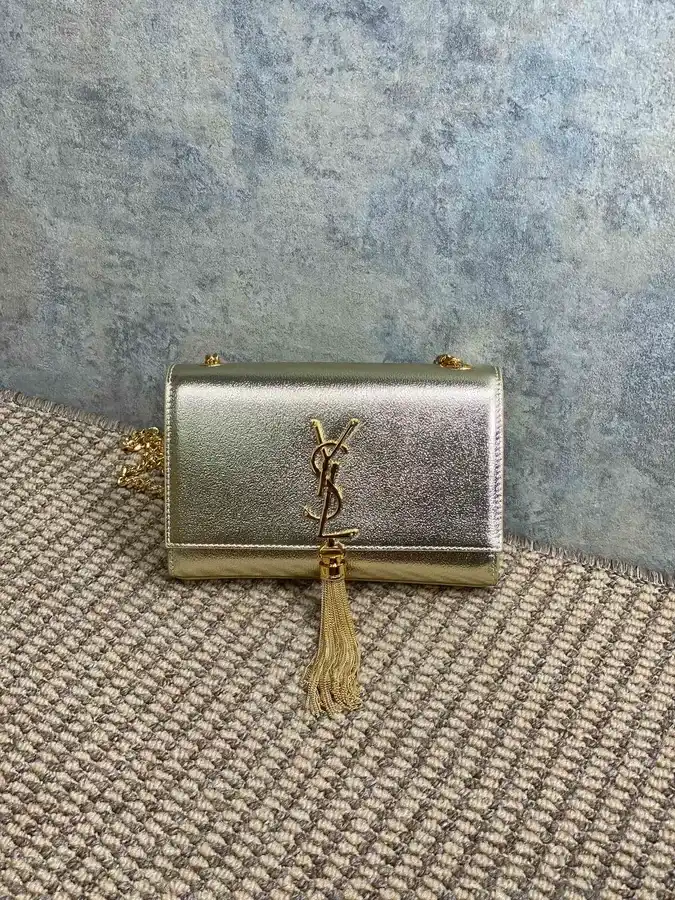 Saint Laurent gold mini bag — ref 833378