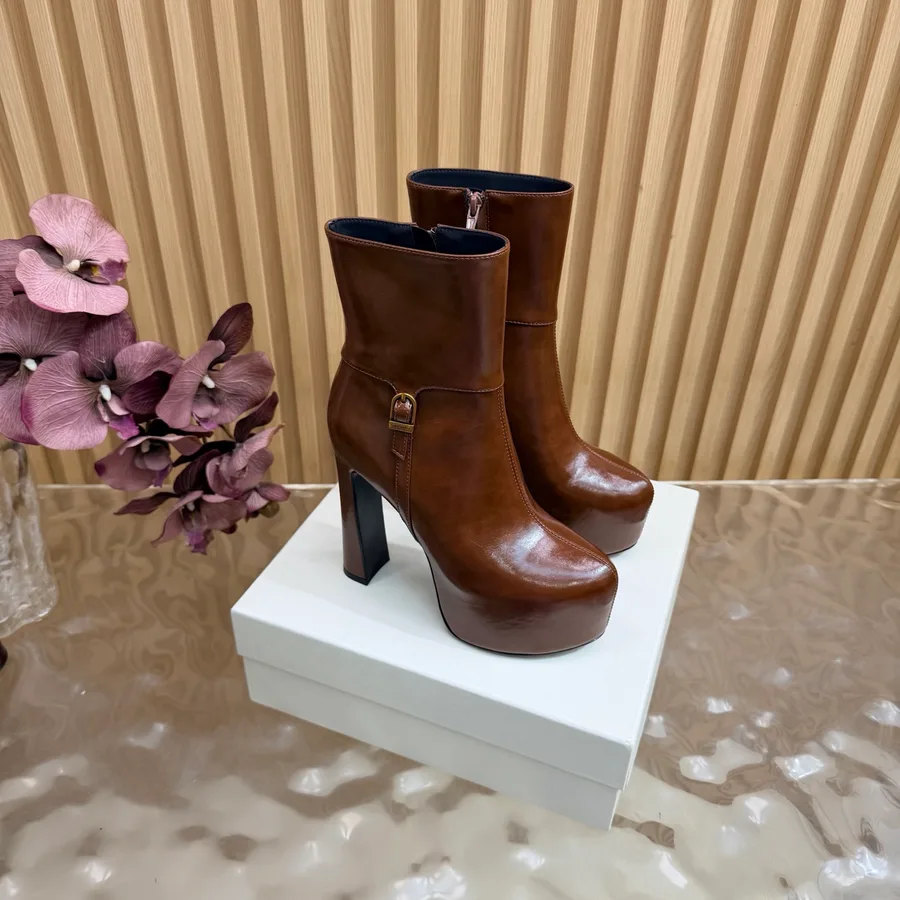 Saint Laurent brown shoe — ref 813269