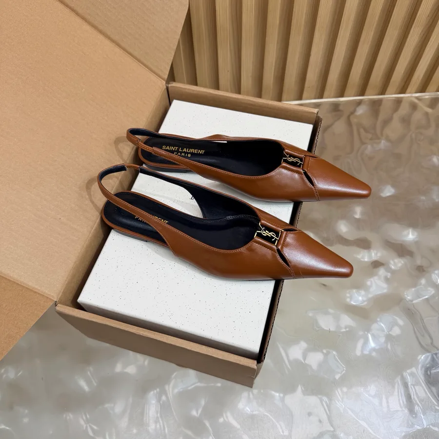 Saint Laurent caramel shoe — ref 813250