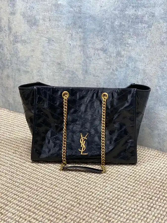 Saint Laurent black tote bag — ref 770883