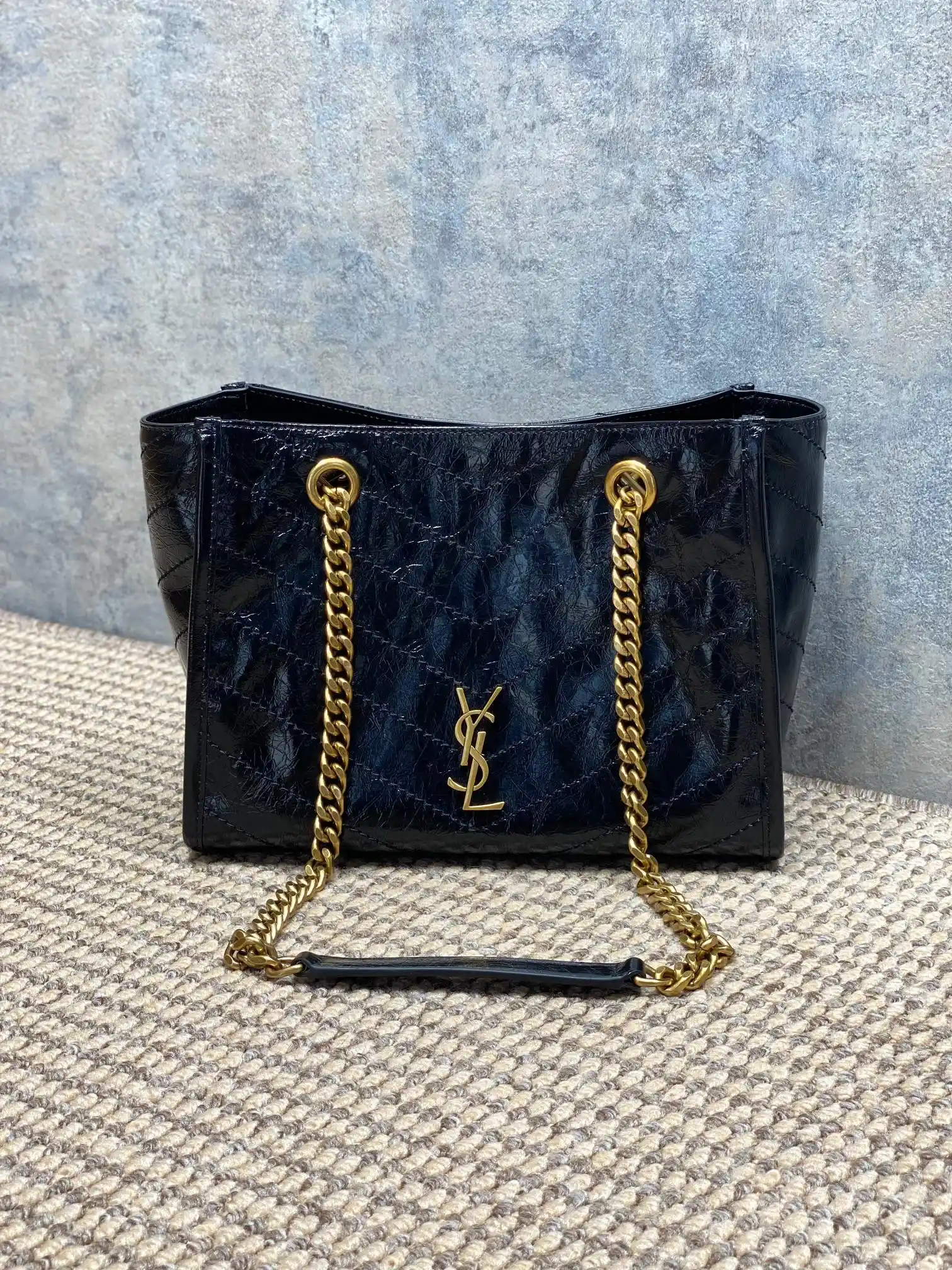 Saint Laurent black tote bag — ref 770888