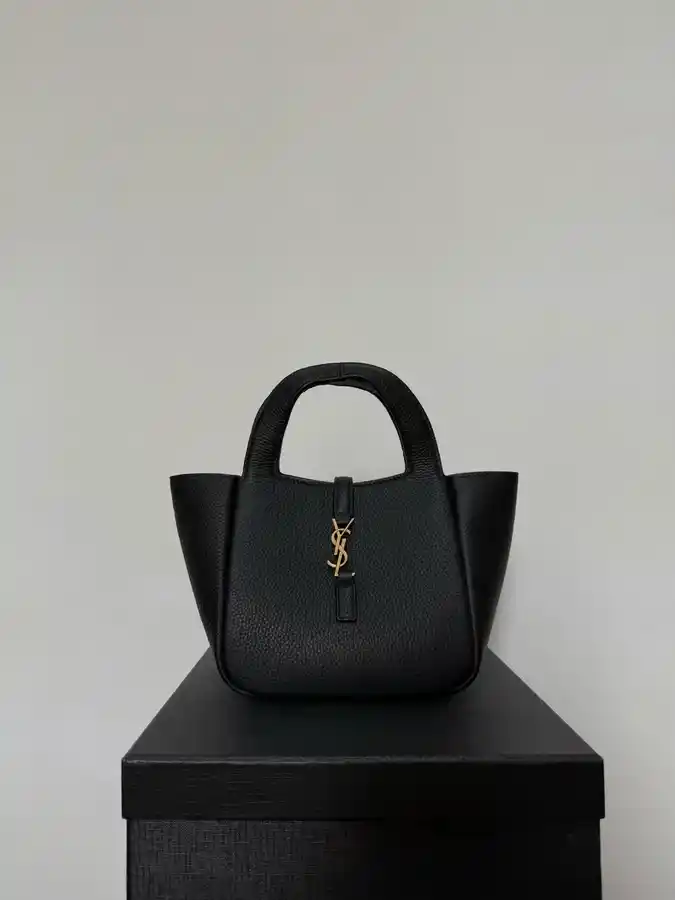 Saint Laurent black tote bag — ref 797856