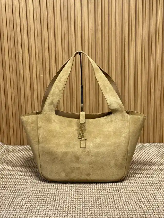 Saint Laurent caramel tote bag — ref 833389