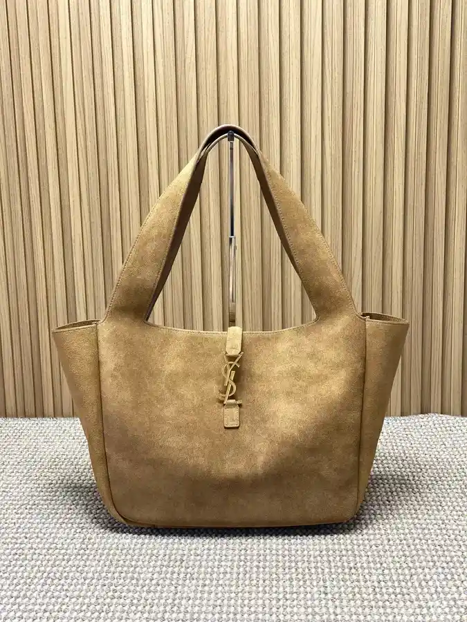 Saint Laurent caramel tote bag — ref 833390