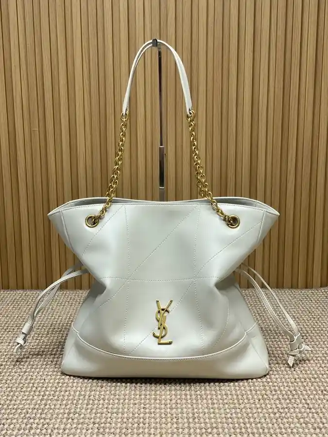 Saint Laurent cream tote bag — ref 788415