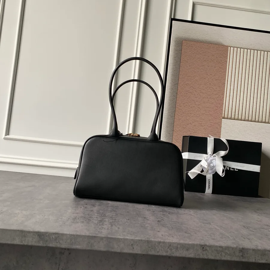 Chanel 26B bowling bag hardware detail catalog photo