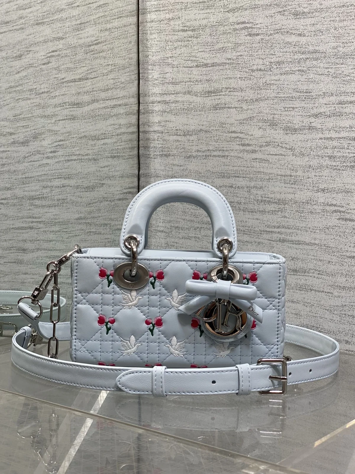 Dior Lady bag Dove Tulip collection - D-Joy Mini
