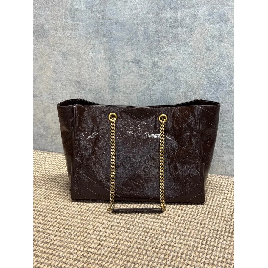 YSL Niki chain tote side or interior catalog photo