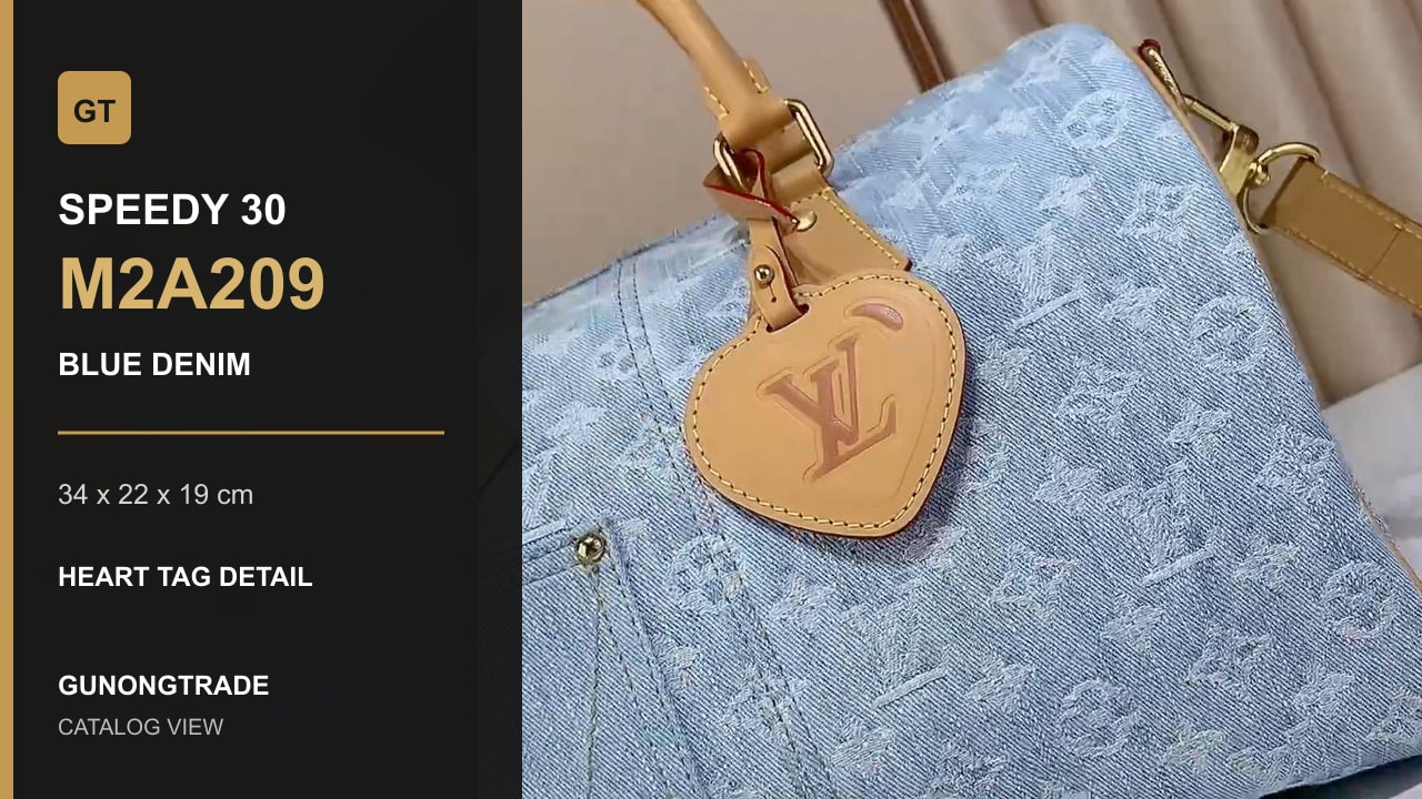 M2A209 Light blue Monogram denim video preview